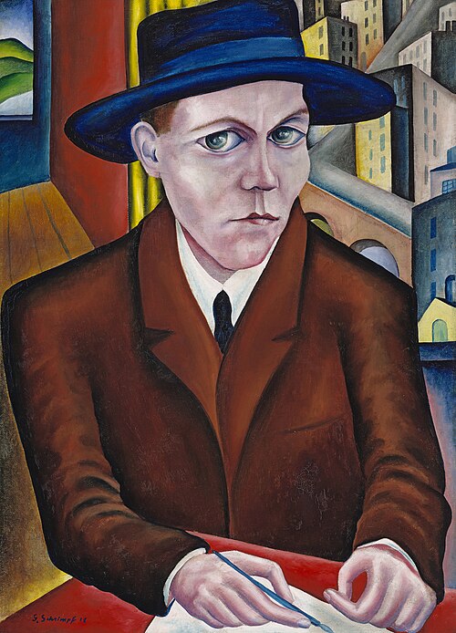 Oskar Maria Graf, 1918, Georg Schrimpf