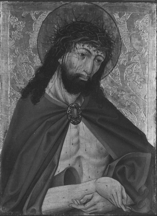 Ecce homo (Rückseite: Hl. Petrus), 1480, Sebald Bopp
