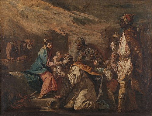 Adoration des mages, 1750, Gaspare Diziani