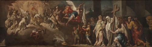 The Adoration of the Lamb. Study, , Gaspare Diziani