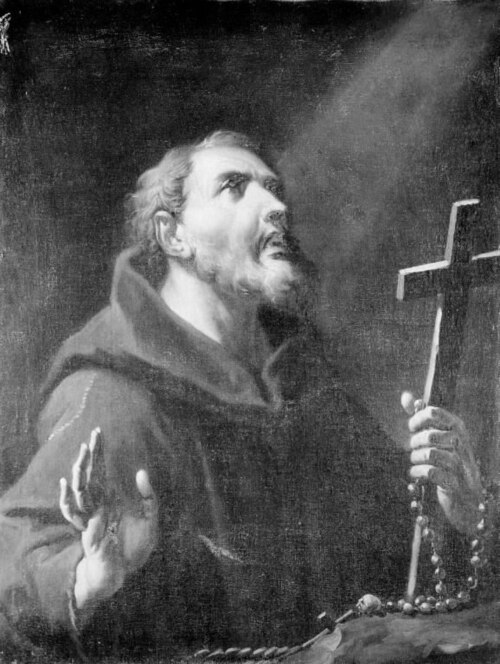 Praying Monk, 1735, Gaspare Diziani