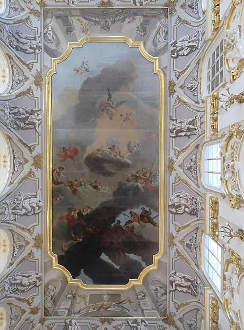 Olympus (plafond), 1750, Gaspare Diziani