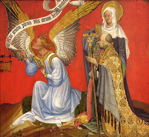 volet droit du retable de Pierre de Wissant, 1410, Maître de Rohan