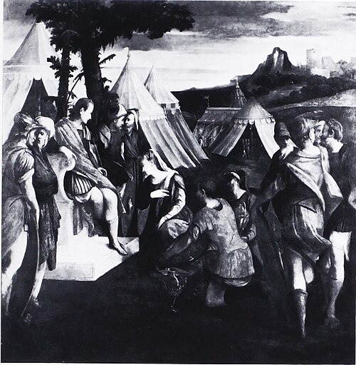 The Continence of Scipio, 1544, Bonifazio Veronese