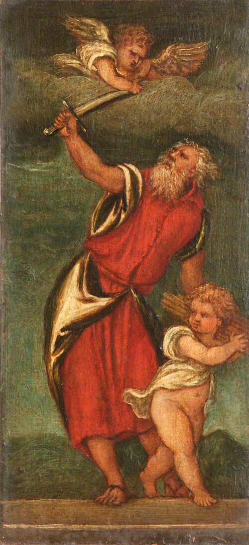 Abraham Refrained from Sacrificing Isaac, , Bonifazio Veronese