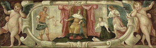 The Judgement of Solomon, , Bonifazio Veronese