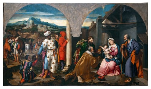 Adoration des mages, 1537, Bonifazio Veronese