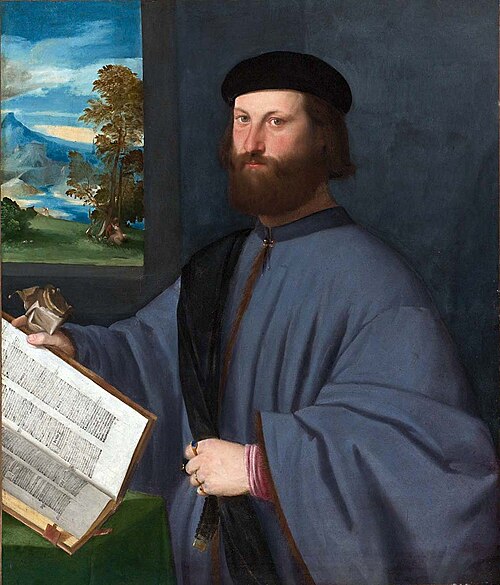 Portrait d'un gentilhomme, 1520, Bonifazio Veronese