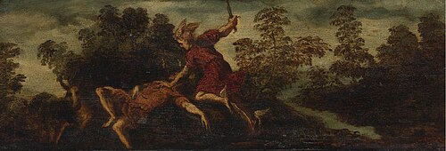 Mercury slaying Argus, , Bonifazio Veronese