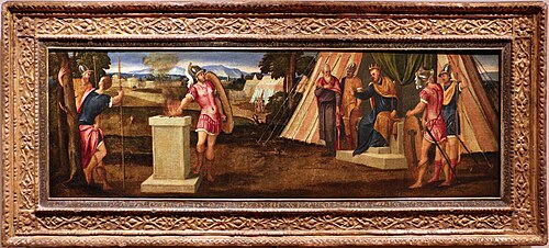 muzio scevola davanti a porsenna, , Bonifazio Veronese