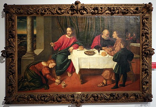 cena in casa di simone fariseo, , Bonifazio Veronese