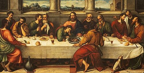 The Last Supper, 1540, Bonifazio Veronese