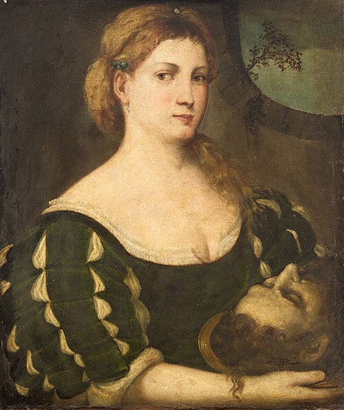 Salome with the head of John the Baptist, 1530, Bonifazio Veronese