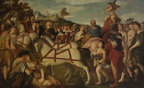 Triumph der Liebe, 1535, Bonifazio Veronese