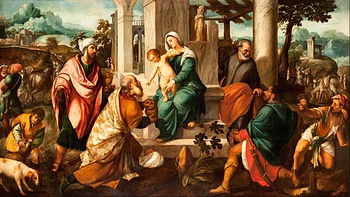 Adoration of the Magi, , Bonifazio Veronese