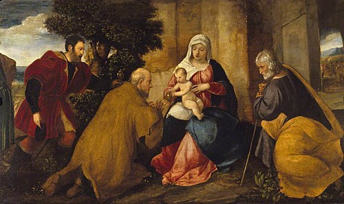 The Adoration of the Kings, 1526, Bonifazio Veronese