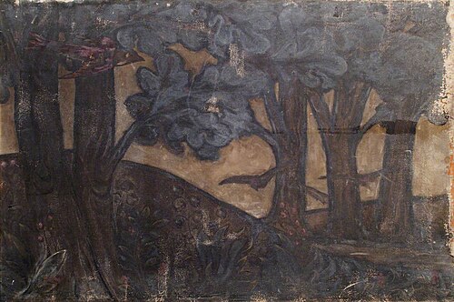 Frieze for Pownall Hall, 1889, Selwyn Image