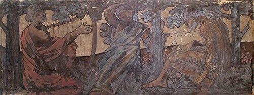 Frieze for Pownall Hall, 1889, Selwyn Image