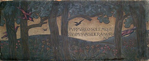 Frieze for Pownall Hall, 1889, Selwyn Image