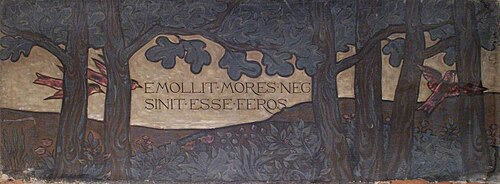 Frieze for Pownall Hall, 1889, Selwyn Image