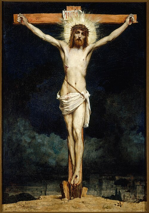 Christ en croix, 1881, Jules-Élie Delaunay