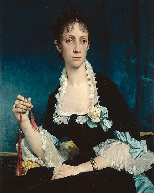 Portrait de Madame Raoul-Alfred Philippe, 1877, Jules-Élie Delaunay