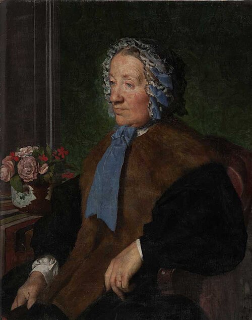 Portrait de la mère du peintre, 1869, Jules-Élie Delaunay