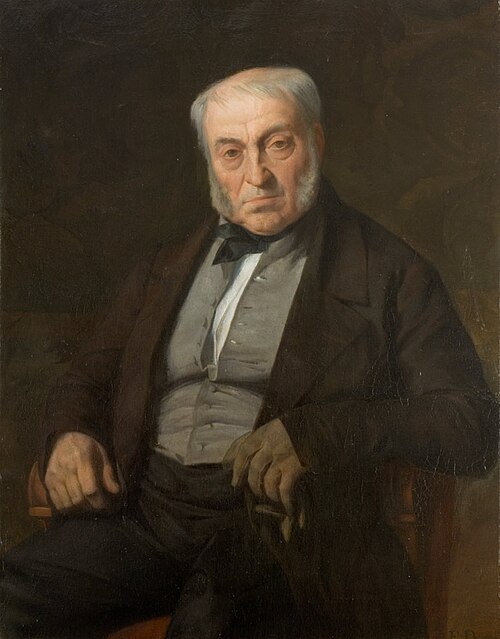 Portrait du père du peintre, , Jules-Élie Delaunay