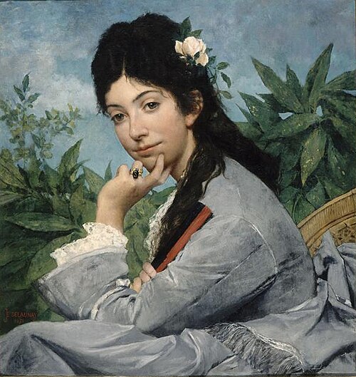 Portrait de Mademoiselle Stéphanie Brousset, 1871, Jules-Élie Delaunay