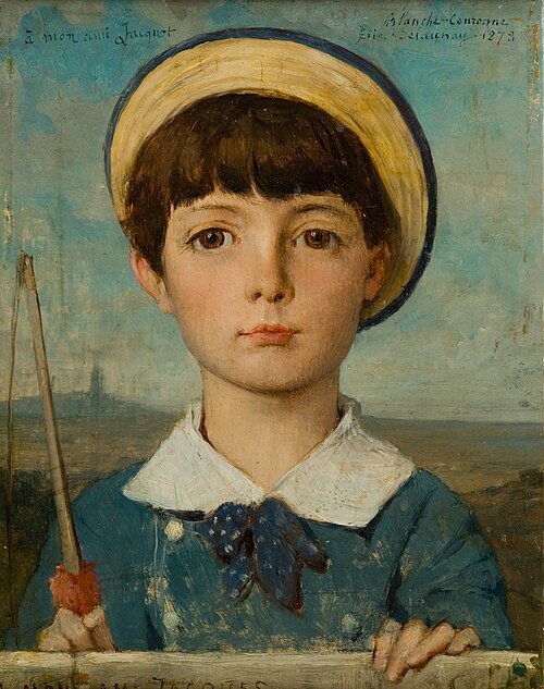 Portrait de Jacques Bizet, enfant, 1878, Jules-Élie Delaunay