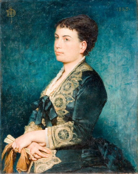 Portrait de Madame Fanny Guyard-Gouin, 1883, Jules-Élie Delaunay