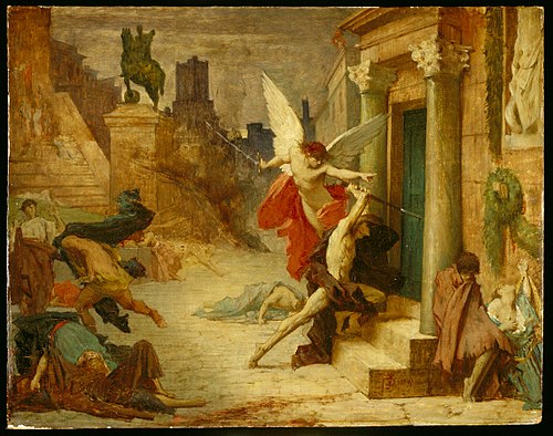 The Plague in Rome, 1869, Jules-Élie Delaunay