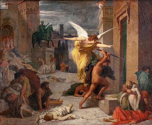 La Peste à Rome, 1859, Jules-Élie Delaunay