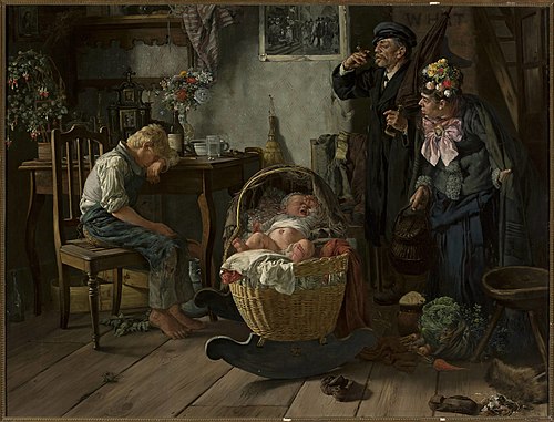 Lashes coming, 1885, Seweryn Bieszczad