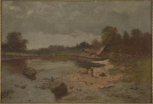 Landscape with a Pond, , Seweryn Bieszczad