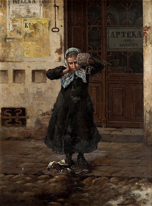 Broken Medicine Bottle, 1887, Seweryn Bieszczad