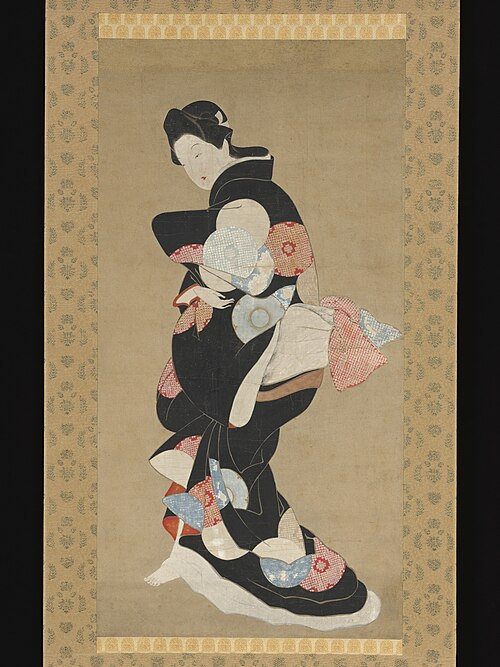 Dancer, 1656, Moronobu