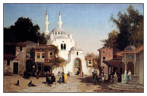 une mosquée de Constantinople., 1900, Fabius Brest