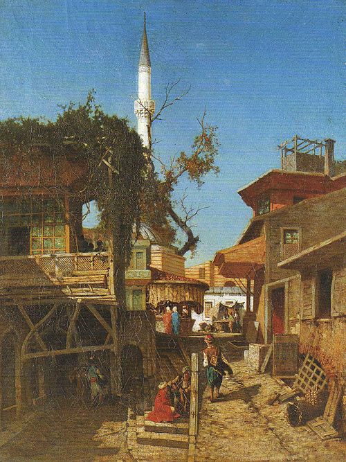 Carrefour de Sainte-Sophie à Constantinople., 1900, Fabius Brest