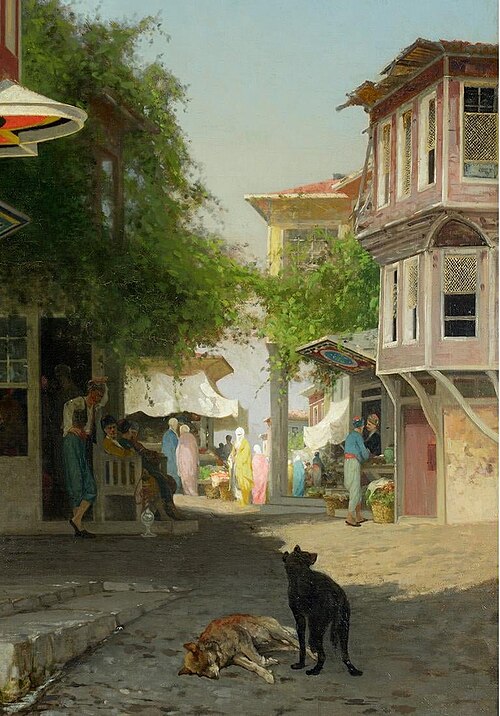 Women by the Fountain in Constantinople, , Fabius Brest