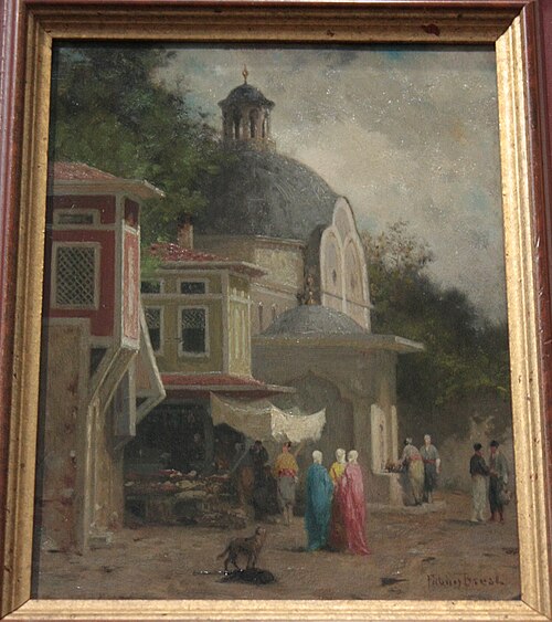 Rue de la Colonne brûlée à Constantinople, 1860, Fabius Brest