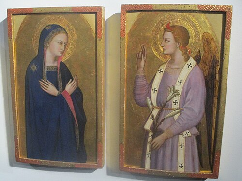 Vierge de l'Annonciation et Ange de l'Annonciation, , Nardo di Cione