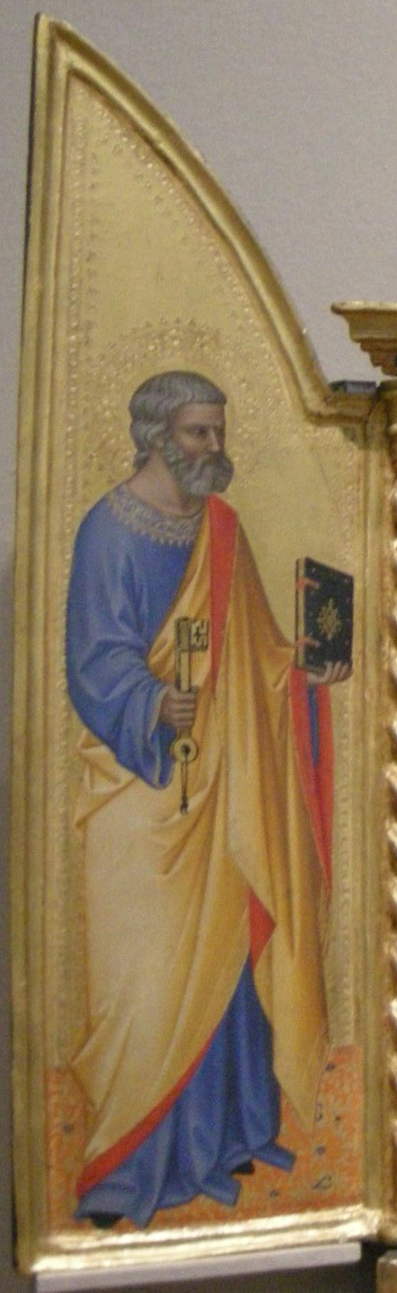 Saint Peter [left panel], 1360, Nardo di Cione
