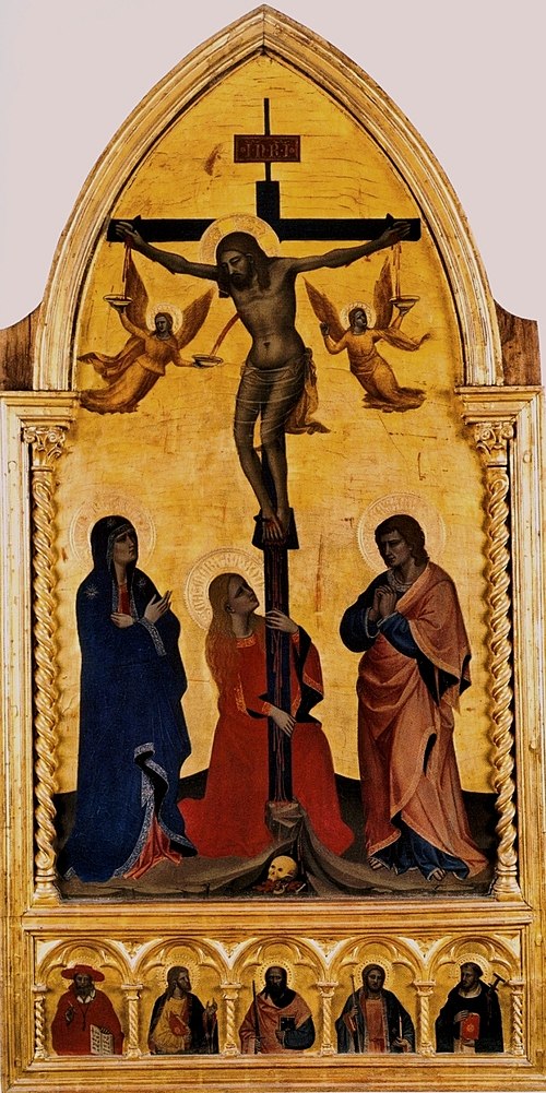 Crucifixion avec saints, 1350, Nardo di Cione