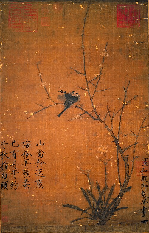 Chimonanthus and Birds, , Song Huizong