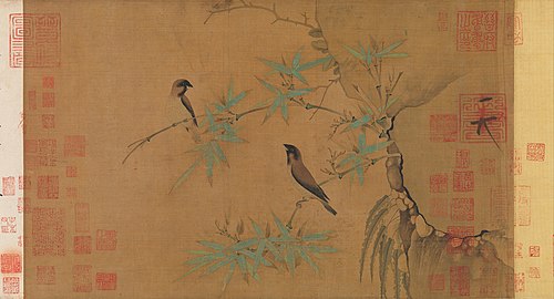 Pinsons et bambous, 1113, Song Huizong