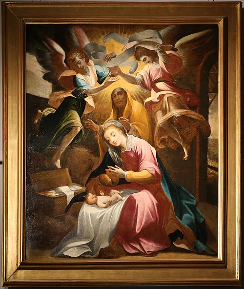 Nativité avec gloire d’anges, , Astolfo Petrazzi