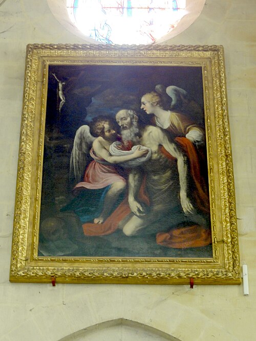 saint Jérôme secouru par les anges, , Astolfo Petrazzi