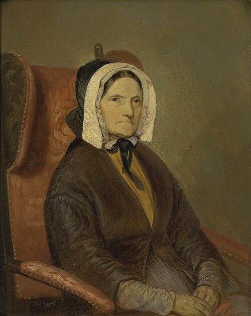 Antonia Geiger (mother of the artist), 1840, Johann Nepomuk Geiger