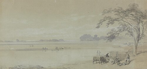 Water View near Calcutta, , Charles D'Oyly